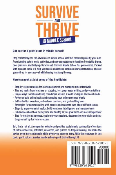 Produktbild: Survive and Thrive in Middle School