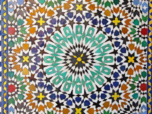 Produktbild: CALVENDO Puzzle Mosaik, Marrakesch | 1000 Teile Lege-Gr&ouml;&szlig;e 64x48cm Foto-Puzzle f&uuml;r gl&uuml;ckliche Stunden