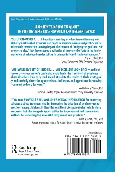 Produktbild: Implementing Evidence-Based Practices for Treatment of Alcohol And Drug Disorders