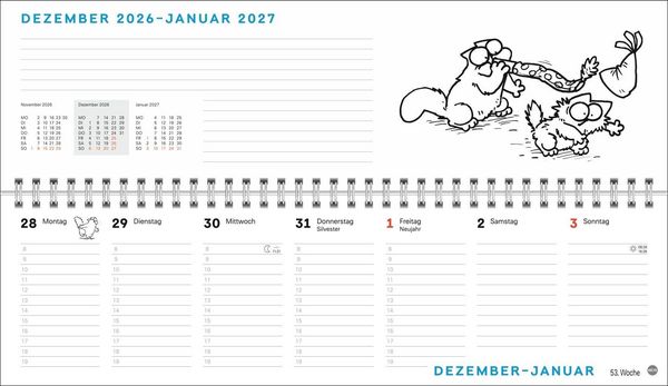 Produktbild: Simons Katze B&uuml;roplaner 2027