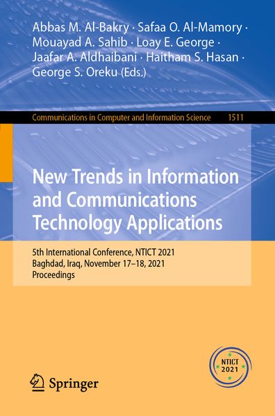 Produktbild: New Trends in Information and Communications Technology Applications
