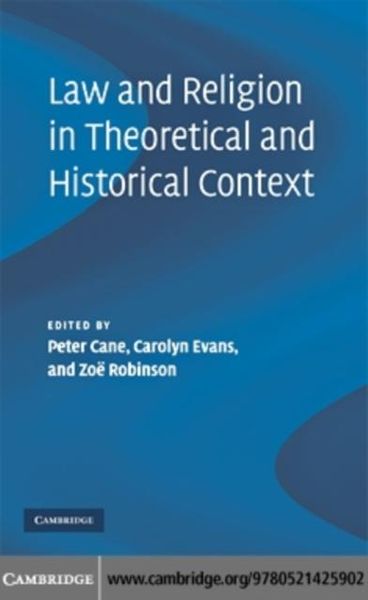 Produktbild: Law and Religion in Theoretical and Historical Context
