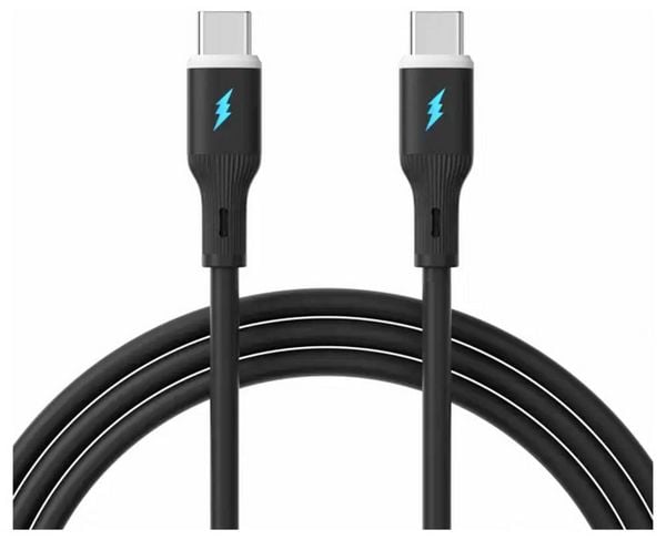 Produktbild: Akyga USB-Kabel USB-C&reg; Stecker, USB-C&reg; Stecker 1m Schwarz AK-USB-67