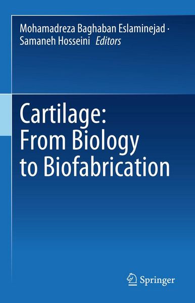Produktbild: Cartilage: From Biology to Biofabrication