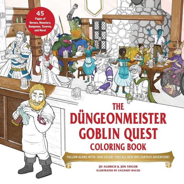 Produktbild: The Dungeonmeister Goblin Quest Coloring Book