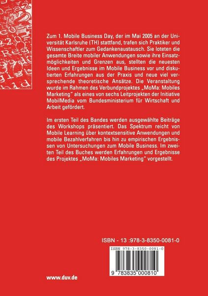Produktbild: Perspektiven des Mobile Business