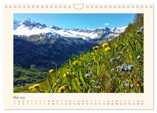 Produktbild: Alpen Blick (Wandkalender 2026 DIN A4 quer), CALVENDO Monatskalender