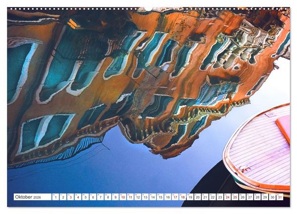 Produktbild: Venedig - pittoreske Sch&ouml;nheit (hochwertiger Premium Wandkalender 2026 DIN A2 quer), Kunstdruck in Hochglanz