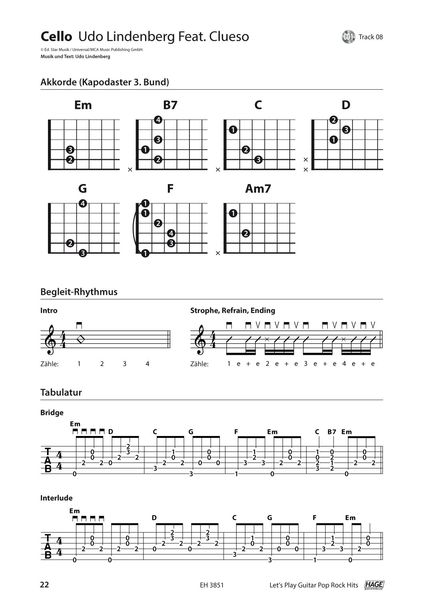 Produktbild: Let's Play Guitar Pop Rock Hits mit 2 CDs