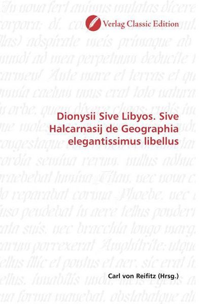Produktbild: Dionysii Sive Libyos. Sive Halcarnasij de Geographia elegantissimus libellus