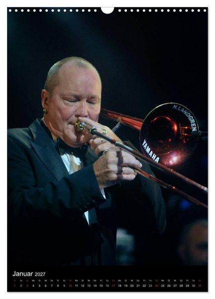 Produktbild: Jazz Momente - Kalender 2027 - (Wandkalender 2027 DIN A3 hoch), CALVENDO Monatskalender