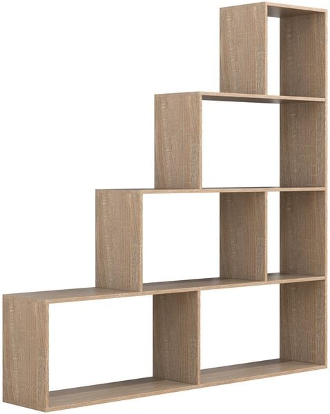 Produktbild: Holz Regal Raumteiler Standregal B&uuml;cher Dubila L