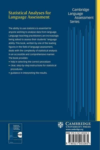 Produktbild: Statistical Analyses for Language Assessment