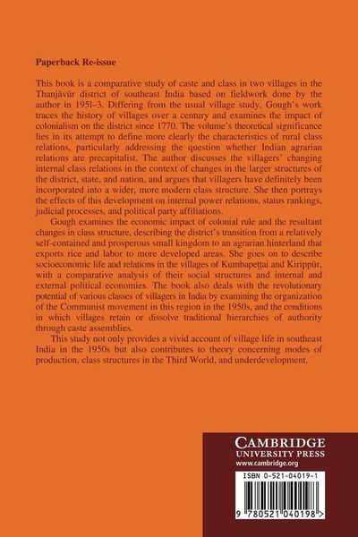 Produktbild: Rural Society in Southeast India
