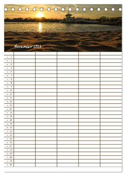 Produktbild: Rhein-Kreis Neuss - Der Familienkalender (Tischkalender 2026 DIN A5 hoch), CALVENDO Monatskalender
