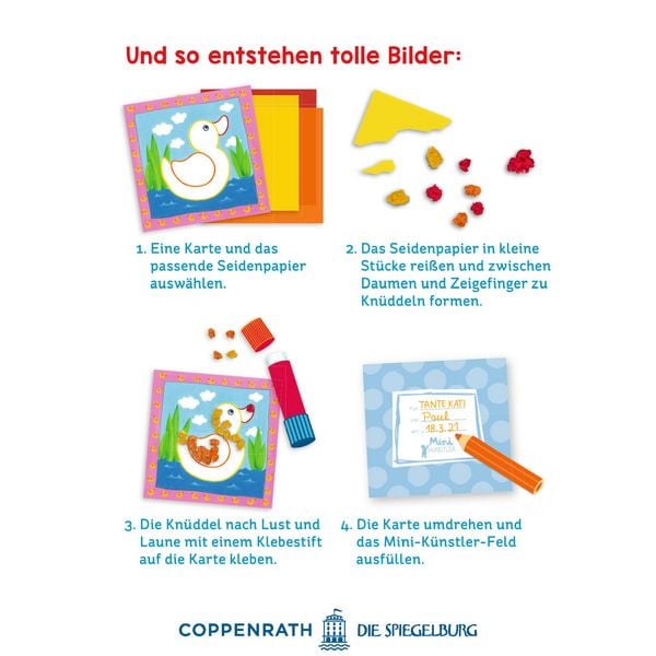 Produktbild: Mein erstes Bastelset: Kn&uuml;ddelbilder