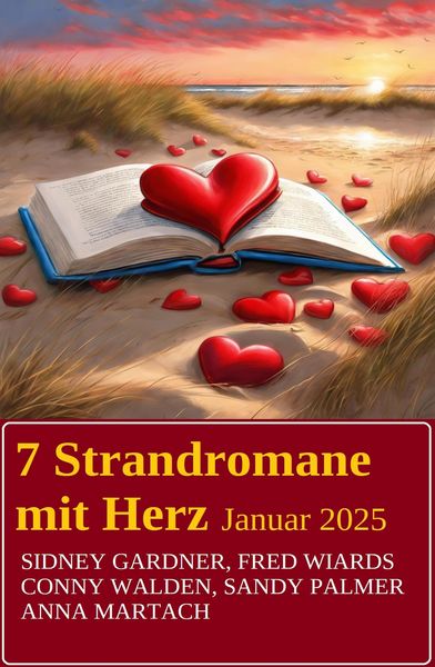 Produktbild: 7 Strandromane mit Herz Januar 2025