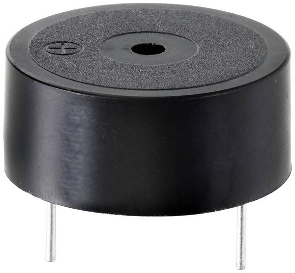 Produktbild: TRU COMPONENTS TC-10475824 Piezo-Signalgeber Ger&auml;usch-Entwicklung: 80 dB Spannung: 12 V/DC Dauerton 1 St.