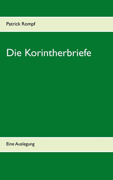 Produktbild: Die Korintherbriefe