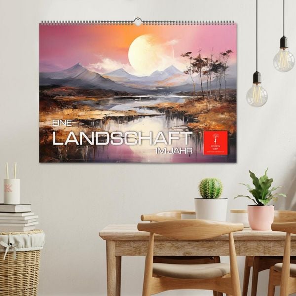 Produktbild: Eine Landschaft im Jahr (Wandkalender 2026 DIN A2 quer), CALVENDO Monatskalender