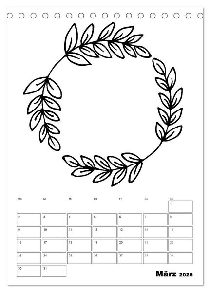 Produktbild: Rahmen Bastel-Kalender - DIY Fotos-Spr&uuml;che-Zitate (Tischkalender 2026 DIN A5 hoch), CALVENDO Monatskalender