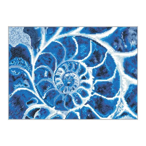 Diamond Dotz - Diamond Painting Blaue Nautilus