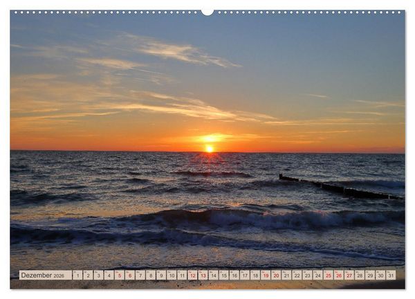 Produktbild: Fischland zwischen Ostsee und Bodden (hochwertiger Premium Wandkalender 2026 DIN A2 quer), Kunstdruck in Hochglanz