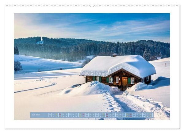 Produktbild: Th&uuml;ringer Winterlandschaften (hochwertiger Premium Wandkalender 2027 DIN A2 quer), Kunstdruck in Hochglanz
