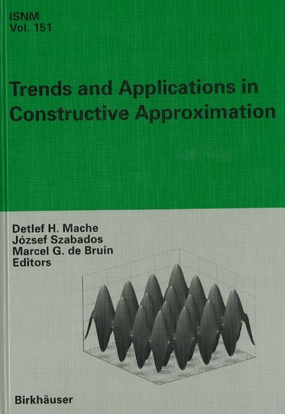 Produktbild: Trends and Applications in Constructive Approximation