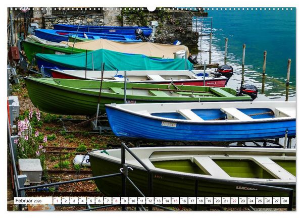 Produktbild: Impressionen vom Luganer See (Wandkalender 2026 DIN A2 quer), CALVENDO Monatskalender
