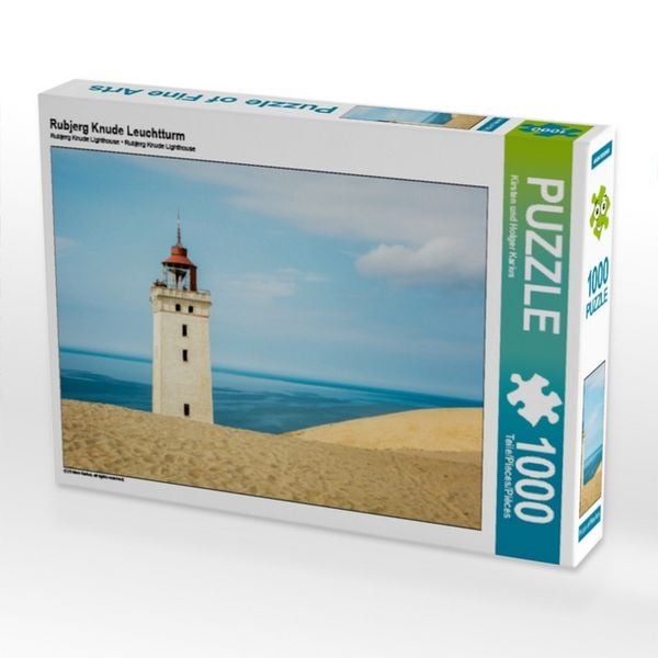 Produktbild: CALVENDO Puzzle Rubjerg Knude Leuchtturm 1000 Teile Puzzle quer | 1000 Teile Lege-Gr&ouml;&szlig;e 64 &times; 48 cm Foto-Puzzle f&uuml;r gl&uuml;ckliche Stunden