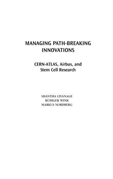 Produktbild: Managing Path-Breaking Innovations