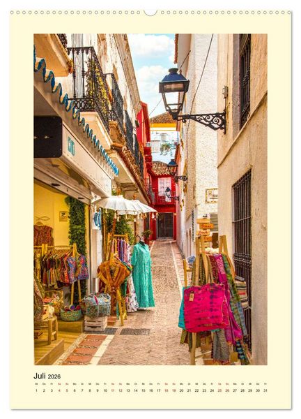 Produktbild: Marbella - Andalusien (Wandkalender 2026 DIN A2 hoch), CALVENDO Monatskalender