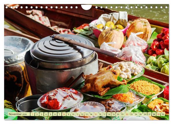 Produktbild: M&auml;rkte der Welt - fotografische Impressionen von M&auml;rkten ber&uuml;hmter St&auml;dte (Wandkalender 2026 DIN A4 quer), CALVENDO Monatskalender