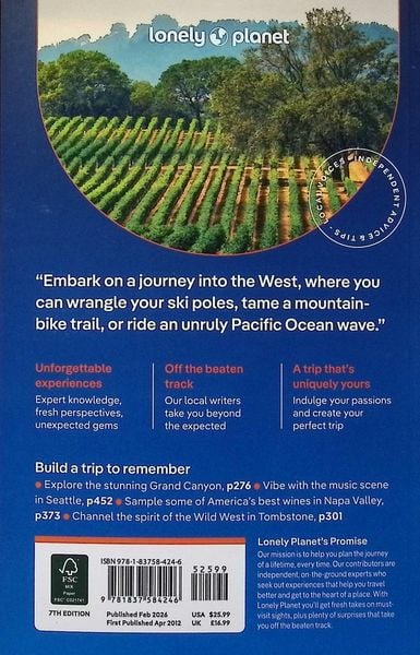 Produktbild: Lonely Planet Western USA
