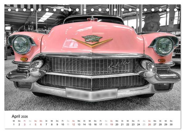 Produktbild: Classic Dream Cars (Tischkalender 2026 DIN A5 quer), CALVENDO Monatskalender