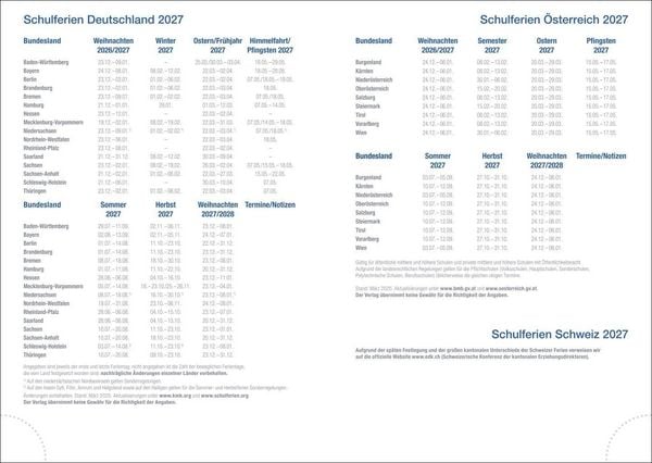 Produktbild: Tages-Cheftimer A5, rot 2027