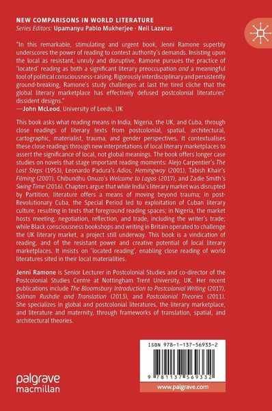 Produktbild: Postcolonial Literatures in the Local Literary Marketplace