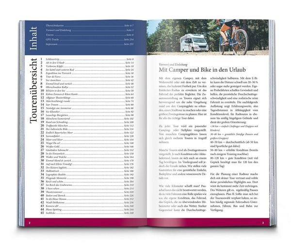 Produktbild: Die 45 sch&ouml;nsten Fahrradtouren f&uuml;r Camper S&uuml;ddeutschland & &Ouml;sterreich