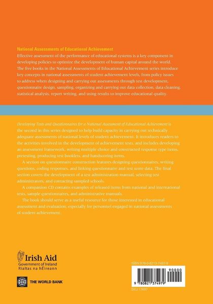 Produktbild: Developing Tests and Questionnaires for a National Assessment of Educational Achievement [With CDROM]