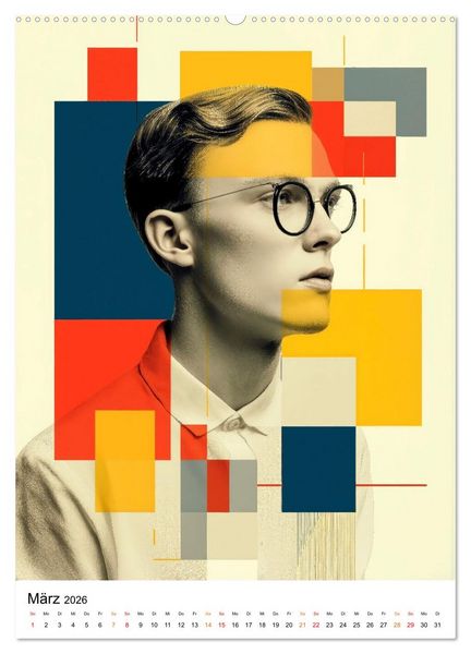 Produktbild: Bauhaus Re:Vision (hochwertiger Premium Wandkalender 2026 DIN A2 hoch), Kunstdruck in Hochglanz