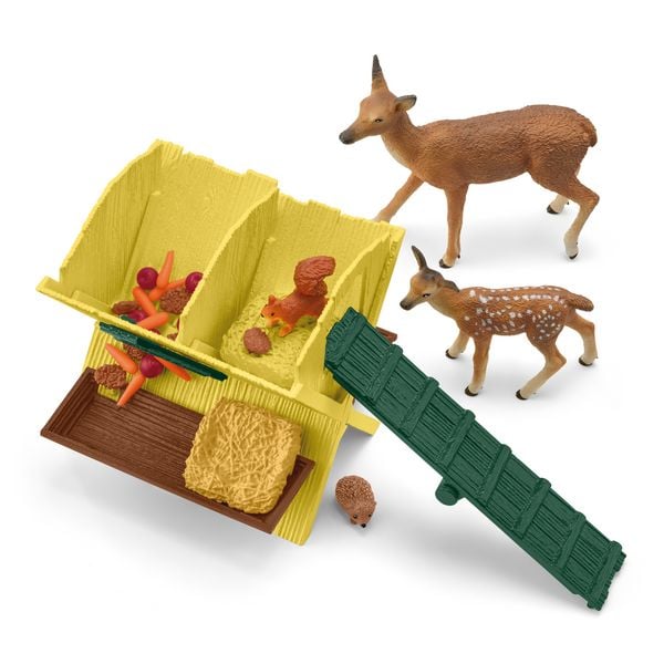 Produktbild: schleich&reg; Farm World F&uuml;tterung der Waldtiere