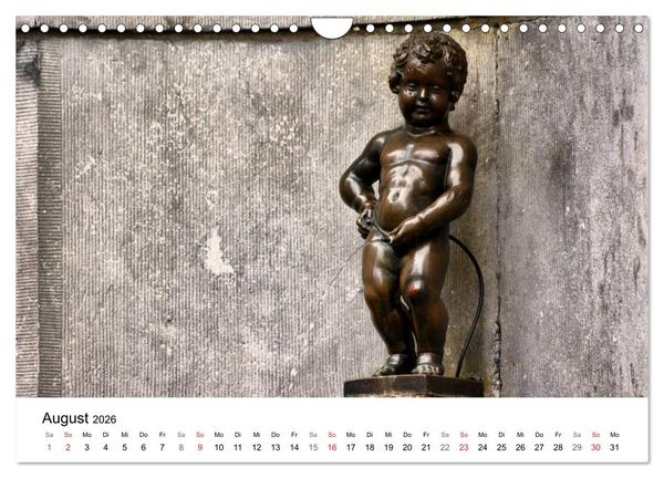 Produktbild: 300mm - Br&uuml;ssel (Wandkalender 2026 DIN A4 quer), CALVENDO Monatskalender