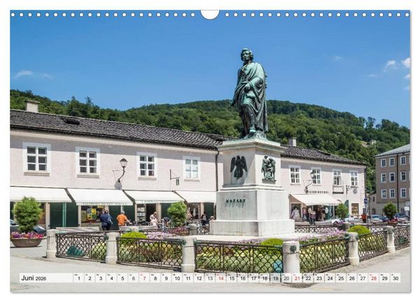 Produktbild: Charmantes Stadtherz SALZBURG (Wandkalender 2026 DIN A3 quer), CALVENDO Monatskalender