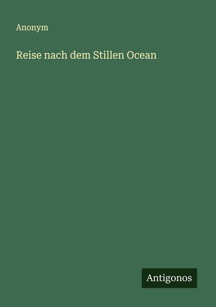 Produktbild: Reise nach dem Stillen Ocean