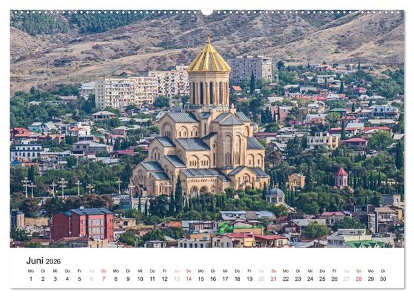 Produktbild: Eine Reise durch Georgien (hochwertiger Premium Wandkalender 2026 DIN A2 quer), Kunstdruck in Hochglanz