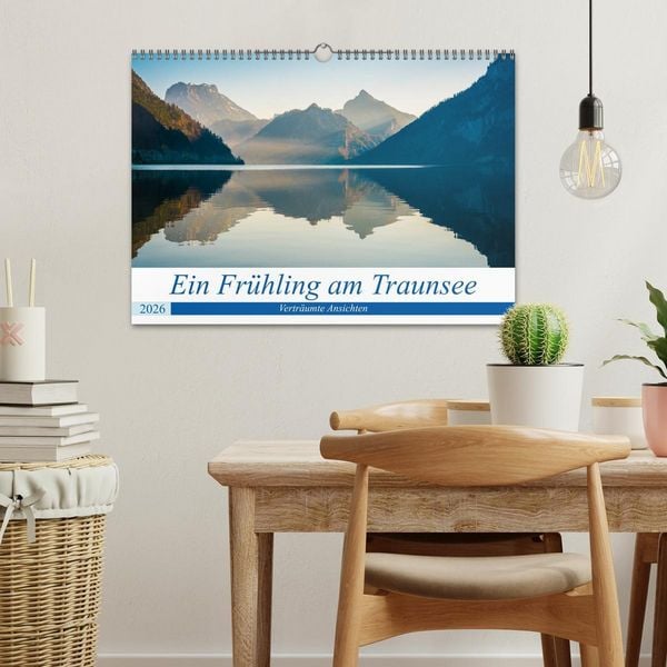 Produktbild: Ein Fr&uuml;hling am Traunsee - Vertr&auml;umte Ansichten (Wandkalender 2026 DIN A3 quer), CALVENDO Monatskalender