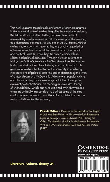 Produktbild: Cinema, Theory, and Political Responsibility in Contemporary Culture