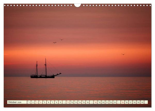 Produktbild: Ostsee - Impressionen (Wandkalender 2026 DIN A3 quer), CALVENDO Monatskalender