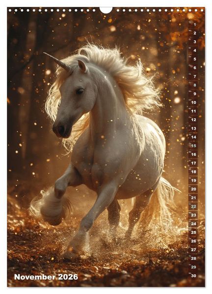 Produktbild: M&auml;rchenhafte Einhornreise - Ein Jahr voller Magie (Wandkalender 2026 DIN A3 hoch), CALVENDO Monatskalender